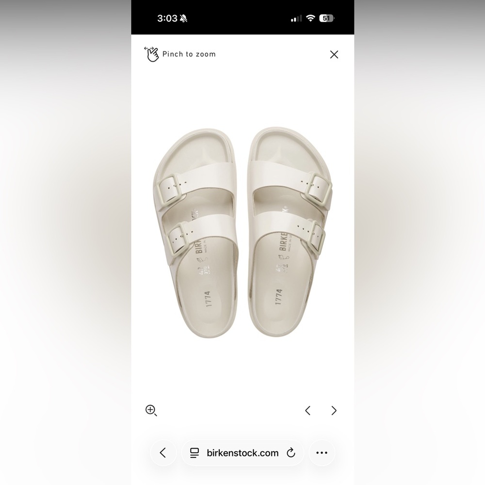 Birkenstock 1774 Sandal in Bone